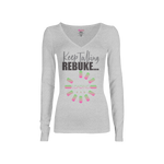 CookiBloom shirts S / Gray Rebuke Loading Long-Sleeve Shirt