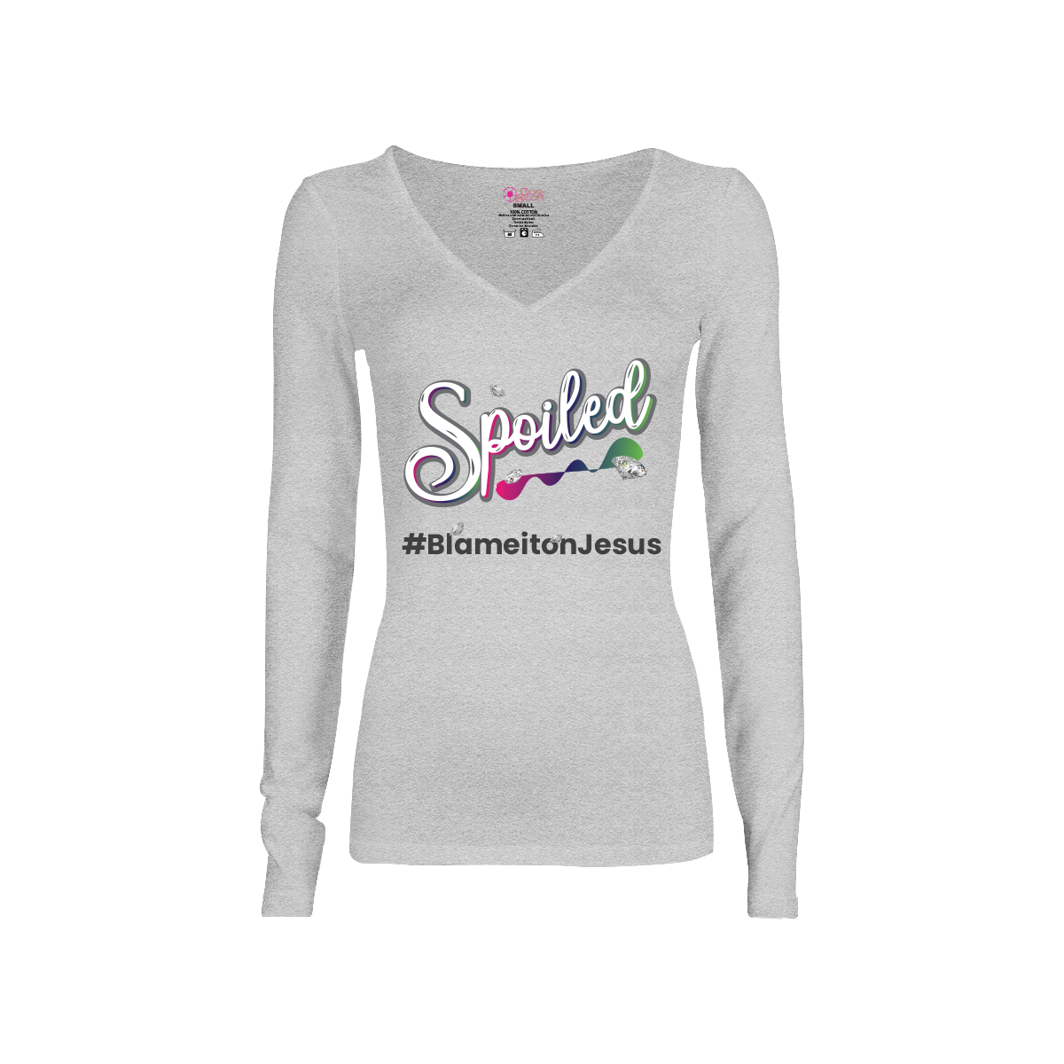 CookiBloom shirts S / Black Spoiled #Blame It On Jesus Long-Sleeve Shirt