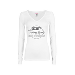 CookiBloom shirts S / White / Black Turning Heads Long-Sleeve Shirt