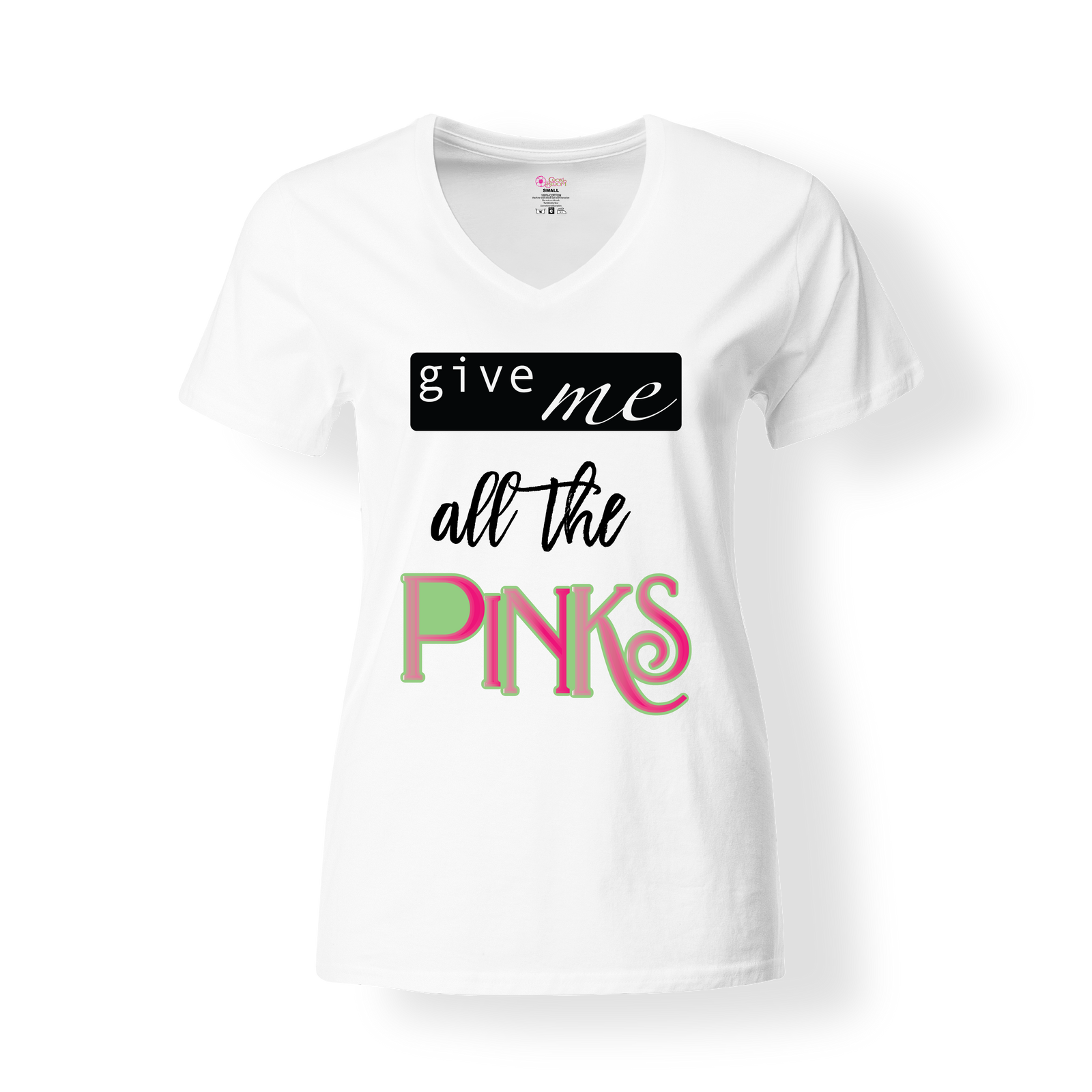 CookiBloom shirts S / White Give Me All the PINKS Shirt