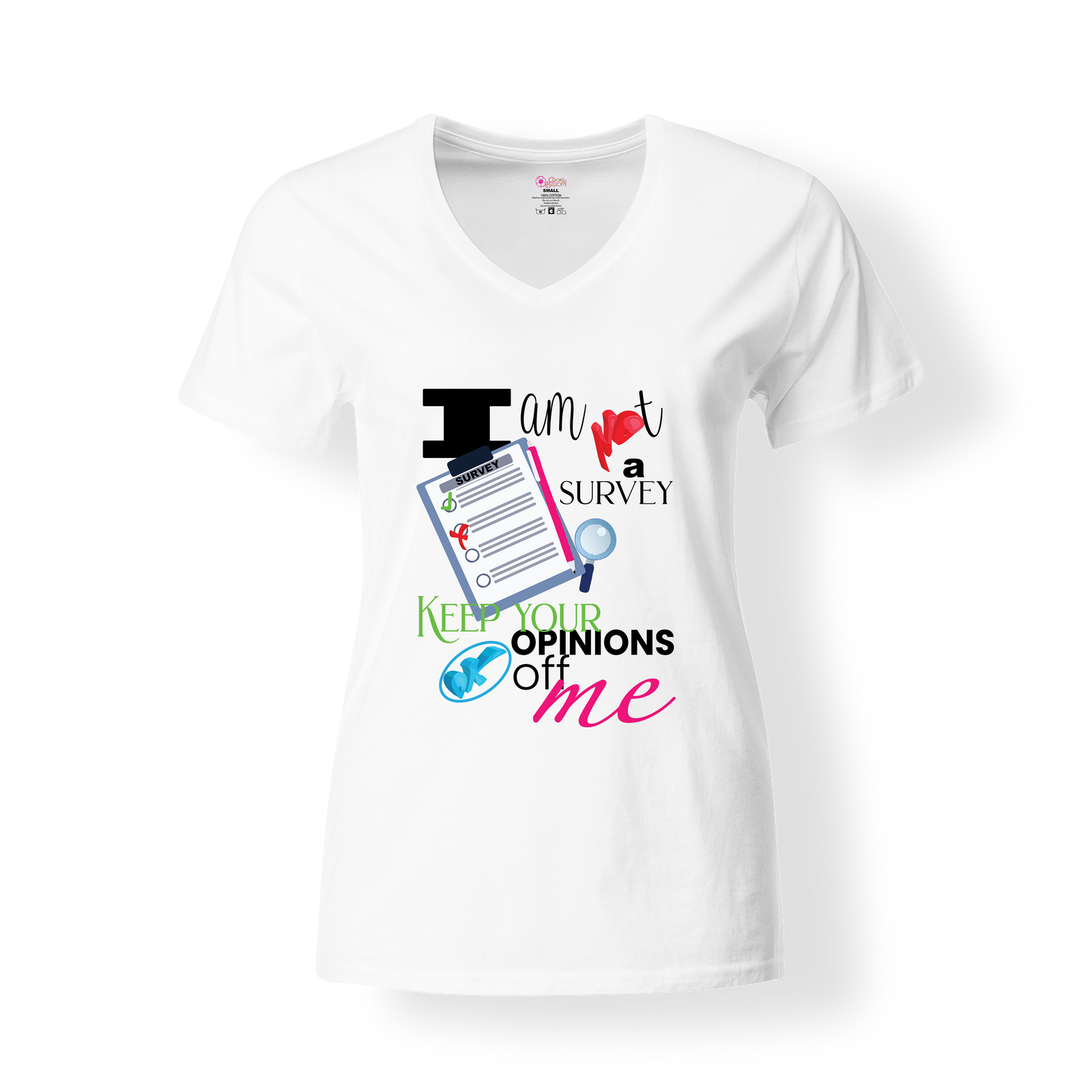 CookiBloom shirts S / Gray I Am Not A Survey Shirt