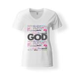 CookiBloom shirts S / White / Multicolor GOD in Translation Shirt