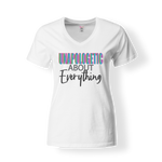 CookiBloom shirts S / White / Multicolor Unapologetic Shirt