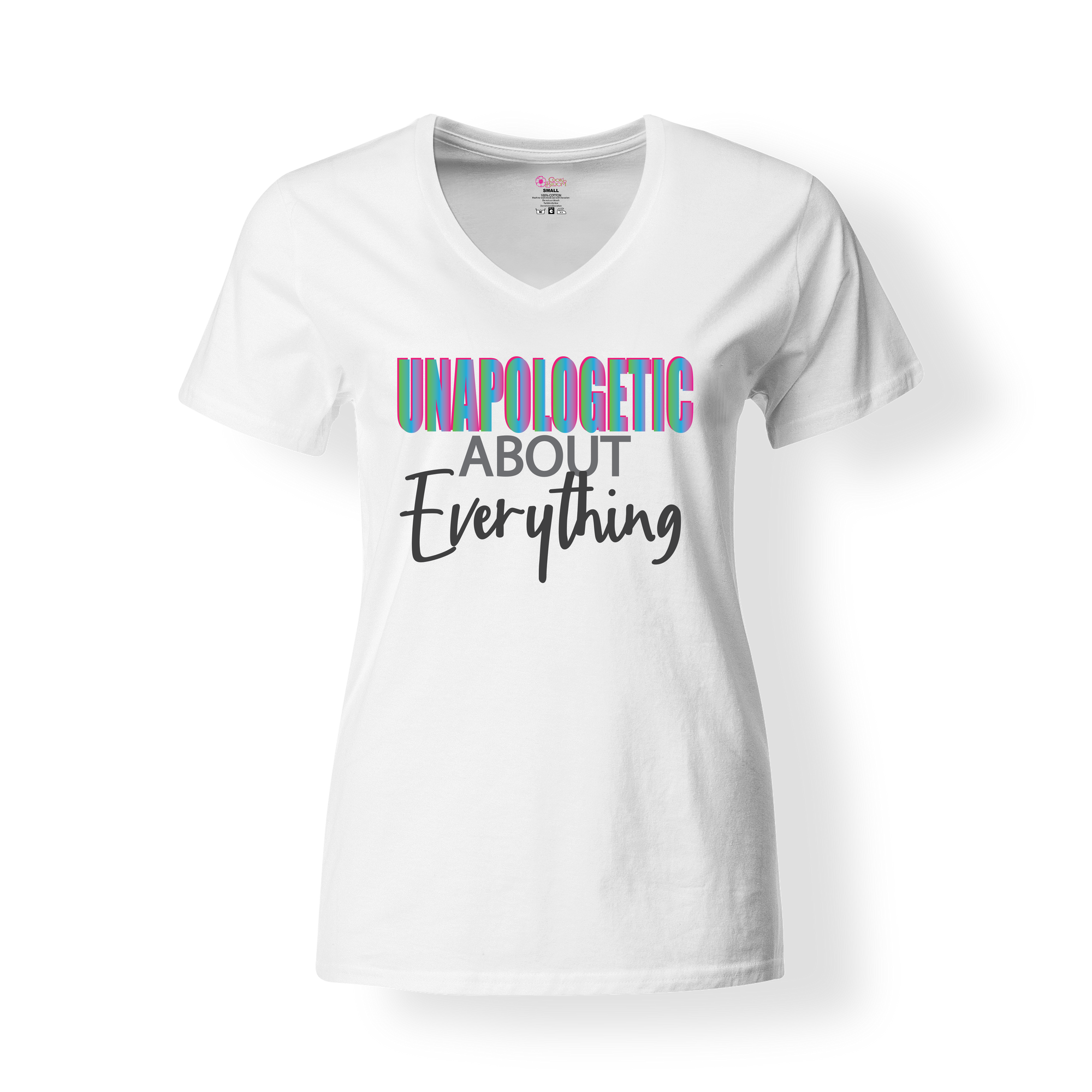 CookiBloom shirts S / Black / White Unapologetic Shirt