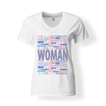 CookiBloom shirts S / White / Multicolor Woman in Every Language Shirt