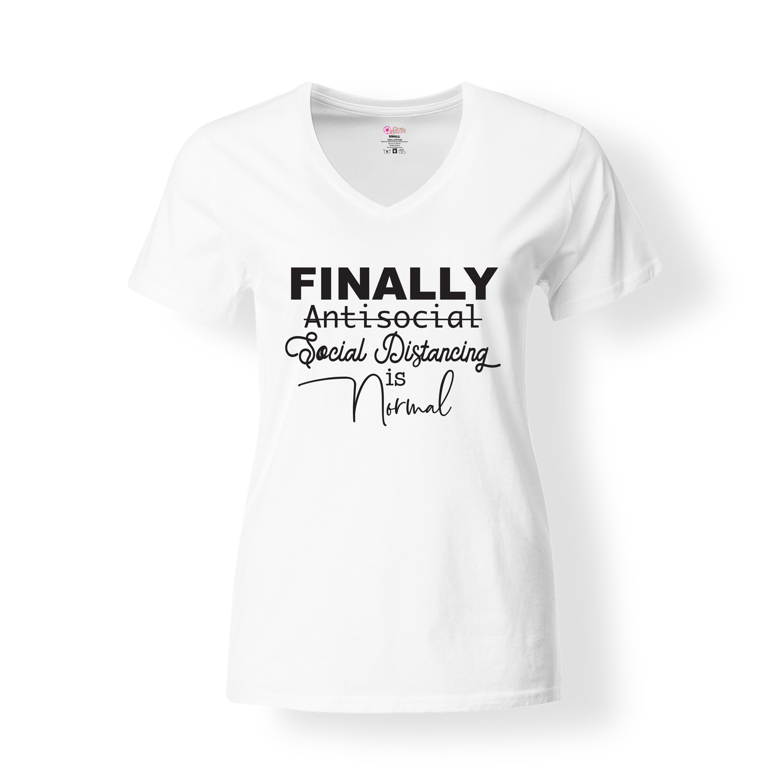 CookiBloom shirts S / Gray Social Distancing Antisocial Shirt