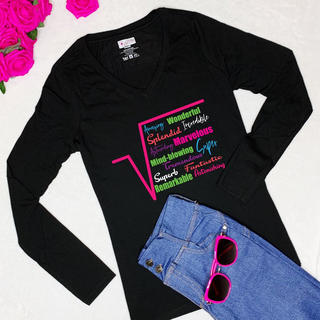 CookiBloom shirts Square Root Long-Sleeve Shirt