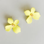 CookiBloom Jewelry Yellow Delicate Bloom Earrings