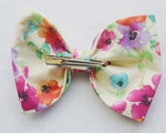 CookiBloom hair bows Yellow Floral Hair Bow
