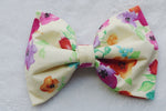 CookiBloom hair bows Yellow Floral Hair Bow
